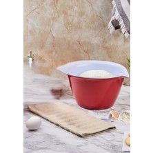 Aryıldız Daily Kırmızı 2,5lt Ölçekli Karıştırma Kabı