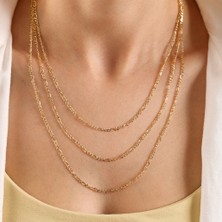 Sembol Gold 14 Ayar Altın 55 cm Figaro Zincir 2.0 mm