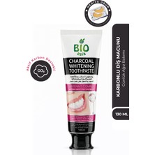 Bio Asia Karbon Diş Macunu – Beyazlatıcı Etki, Doğal Aktif Karbon Temizliği 130 ml