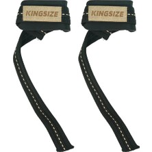 Kingsize Nutrition Kingsize Padded Lifting Straps Siyah
