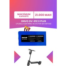 Onvo Ov-012 X Plus (MAKSİMUM KAPASİTE) Batarya 48v 21ah Pil Elektrikli Scooter Bataryası