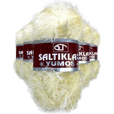 Saltıklar 5 Adet Yumoş Sakallı El Örgü Ipi Yünü 65