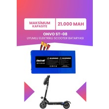 Electroll Onvo St-08 (Maksimum Kapasite) Batarya 48V 21AH Pil Elektrikli Scooter Bataryası