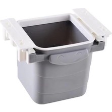 Mini Masa Çöp Kovası Plastik Tezgah Altı Geri Çekilebilir Yapışkanlı Görünmez Bölme Pratik