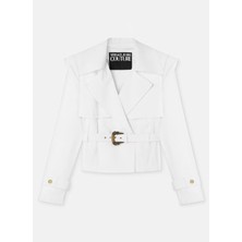 Versace Jeans Couture Standart Beyaz Kadın Ceket 78HAS404