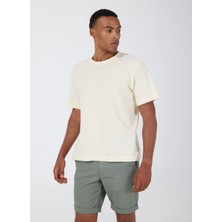 Jack & Jones Siyah Erkek Rahat T-Shirt 12276640_JCOLIDO Fabrıc Brandıng Te