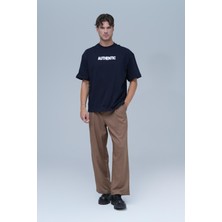 Saw Urbanity Authentic Oversize Tişört Erkek Lacivert