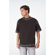 Saw Urbanity Echo Oversize Tişört Erkek Kahverengi