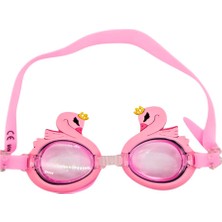 9014 - Çocuk Yüzücü Gözlüğü Flamingo-Yunus Modelli (Lisinya)