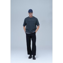 Saw Urbanity Dreamwashed Oversize Tişört Erkek Gri
