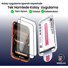 Lama Case Apple iPhone 15 Cam Ekran Koruyucu - Kolay Uygulama Aparatlı - 9h Temperli Cam