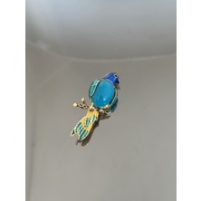 Lüx Wood Wood ve Erşah – Altın Renkli Figürlü Broş Koleksiyonu (Taç, Burç ve Daha Fazlası) Model 7