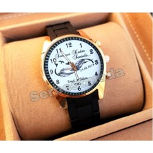 Erkek Saat Doğum Günü Yıl Dönümü Hediyeleri Kişiye Özel Isim Baskılı Saat Sevgiliye Hediye Erkeğe Hediye Erkek Kol Saati