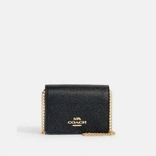 Coach Mini Wallet On A Chain Zincir Askılı Mini Çanta