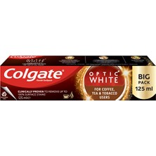 2 Adet Colgate Diş Macunu 125ML Optic White Kahve, Çay ve Tütün Kullananlar Için