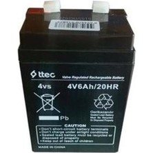 SHC4200 4V 6 Ah Kuru Bakımsız Akü