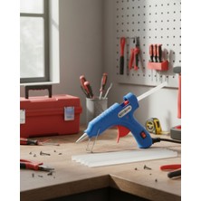 Teknomiy Kompakt ve Hafif 20W Silikon Tabancası 7.5 mm Silikon Uyumlu 5 Adet Hediye Silikon