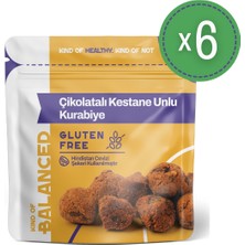 Kind Of Balanced Glütensiz Çikolatalı Kestane Unlu Kurabiye 50 gr x 6 Adet