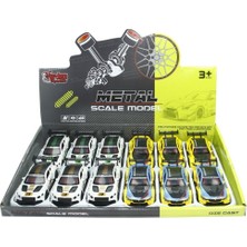 Karahanbey 3672C - Ç/b Spor Araba Metal 1:36 12Lİ (Lisinya)