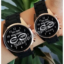 Sevgili Çift Saatleri Kişiye Özel Çift Saat Kombini Erkek Bayan Kol Saati Sevgiliye Hediye Seti