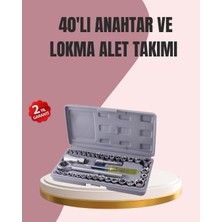 Bfs Otomotiv ve Ev Kullanımı Için 40 Parça Lokma Anahtar Seti Taşıma Çantalı