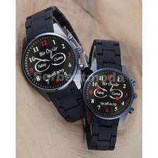 Sevgili Çift Saatleri Kişiye Özel Çift Saat Kombini Erkek Bayan Kol Saati Doğum Günü Hediyeleri Sevgiliye Hediye