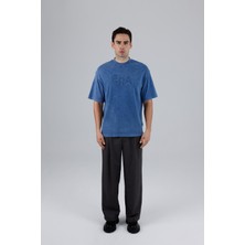 Saw Urbanity New Era Oversize Tişört Erkek Mavi