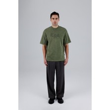 Saw Urbanity New Era Oversize Tişört Erkek Yeşil
