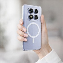 Kip GSM Redmi Note 14 Pro 4g Şeffaf Kılıf Magsafe Manyetik Şarj Destekli Sararmaz Darbe Emici Sert Kapak