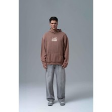 Saw Urbanity Breathe & Live Oversize Sweatshirt Erkek Kahverengi