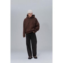 Saw Urbanity Urban Shield Oversize Welsoft Sweatshirt Erkek Kahverengi