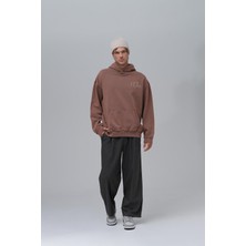 Saw Urbanity Paradox Oversize Sweatshirt Erkek Kahverengi