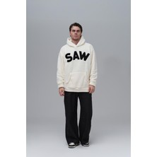 Saw Urbanity Time Of Choose Oversize Welsoft Sweatshirt Erkek Ekru