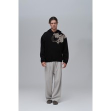 Saw Urbanity Realistic Oversize Sweatshirt Erkek Siyah