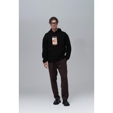 Saw Urbanity Sunflowers Vincent Van Gogh Edition Oversize Sweatshirt Erkek Siyah