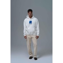 Saw Urbanity Shining Stars Oversize Sweatshirt Erkek Ekru