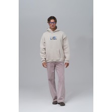 Saw Urbanity Be Good To Yourself Oversize Sweatshirt Erkek Stone