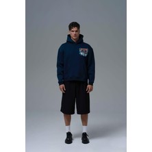 Saw Urbanity Awaken Oversize Sweatshirt Erkek Indigo