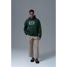 Saw Urbanity Endless Metamorphosis Oversize Sweatshirt Erkek Yeşil