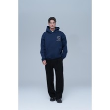Saw Urbanity Beyond The Frame Oversize Sweatshirt Erkek Indigo