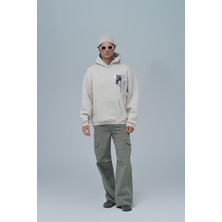 Saw Urbanity Wild Spirit Oversize Sweatshirt Erkek Stone