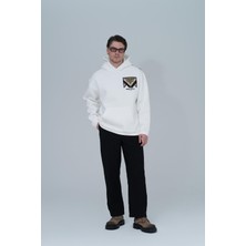 Saw Urbanity Memories Never Die Oversize Sweatshirt Erkek Ekru
