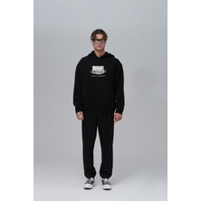 Saw Urbanity Portrait Of A Generation Oversize Sweatshirt Erkek Siyah