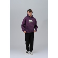 Saw Urbanity Portrait Of A Generation Oversize Sweatshirt Erkek Mor
