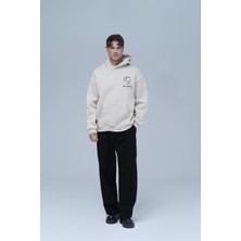 Saw Urbanity Beyond The Frame Oversize Sweatshirt Erkek Stone