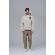 Saw Urbanity Beyond The Frames Oversize Sweatshirt Erkek Stone