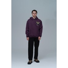 Saw Urbanity Memories Never Die Oversize Sweatshirt Erkek Mor