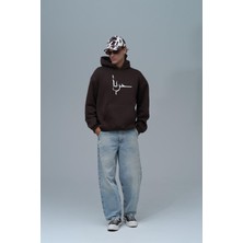Saw Urbanity Roots & Freedom Oversize Sweatshirt Erkek Kahverengi