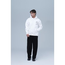 Saw Urbanity Beyond The Frame Oversize Sweatshirt Erkek Ekru