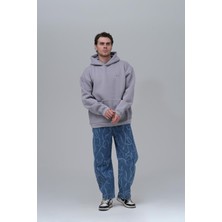 Saw Urbanity The Story Of Layers Oversize Sweatshirt Erkek Füme